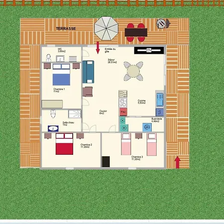 Les Ferrajals Ferienhaus *