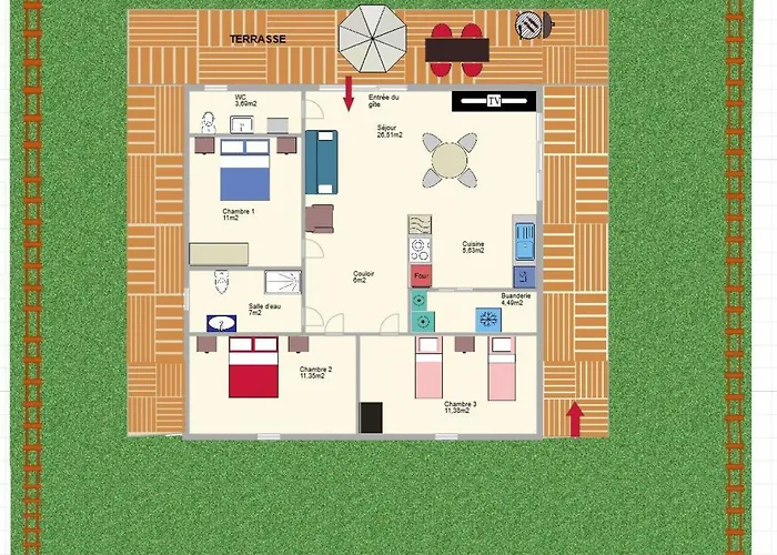 Les Ferrajals בית נופש *